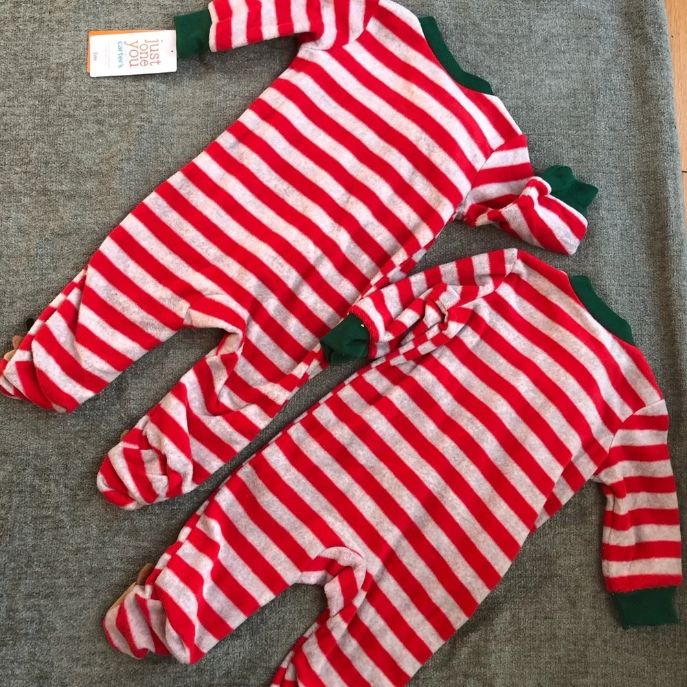 NWT 2 Carter's One Piece Footies - 3month